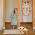 Kinder-Bademantel mit Kapuze