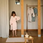 Kinder-Bademantel mit Kapuze