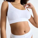 Sloggi Double Comfort H bra top, white