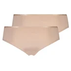 Hunkemöller Angie 2-pack brazilian panty, beige