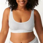 Sloggi Double Comfort bra top, white