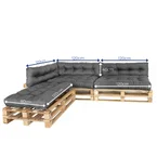 Premium Palettenkissen - Sitzkissen für Outdoor & Indoor