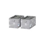 STAR Organizer 6 Fächer schmal  Grau - Set 2 Stk