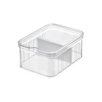 CRISP - Aufbewahrungsbehälter mit Trennwand KLAR - Klein