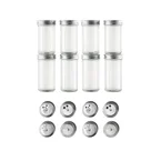 Gewürzgläser RIPPLE mit STREUEINSATZ - Set 8 Stk.