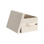 SOFT ll Aufbewahrungsbox Beige S - 36x27x19cm