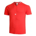 Players Seamless Zip Henley 2.0 T-Shirt Herren - rot,