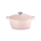 Le Creuset Pfanne Signature Bräter Round 20 cm Shell Pink