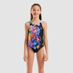 G Arena Painting Swimsuit V Back Badeanzug