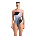 W Arena Multi Slices Swimsuit Lightdrop Back Badeanzug