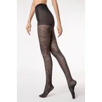 Elegant Animal Print Thread 20 Pantyhose