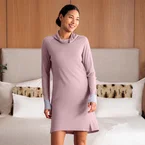 Night dress cowl neck — NATTWARM™