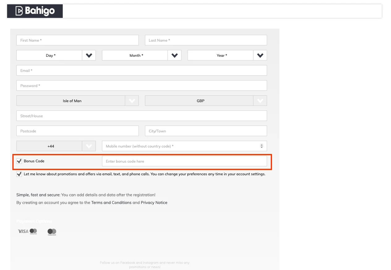 Wie verwendet man den Gutscheincode? - Bahigo