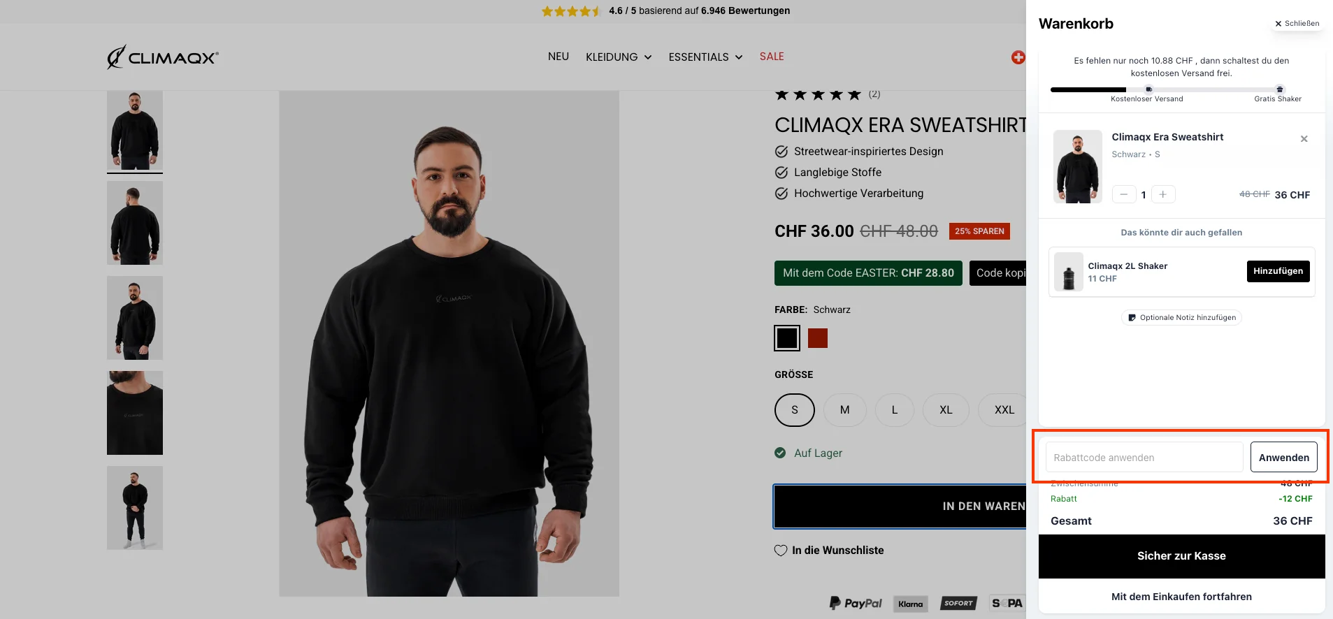 Wie verwendet man den Gutscheincode? - climaqx