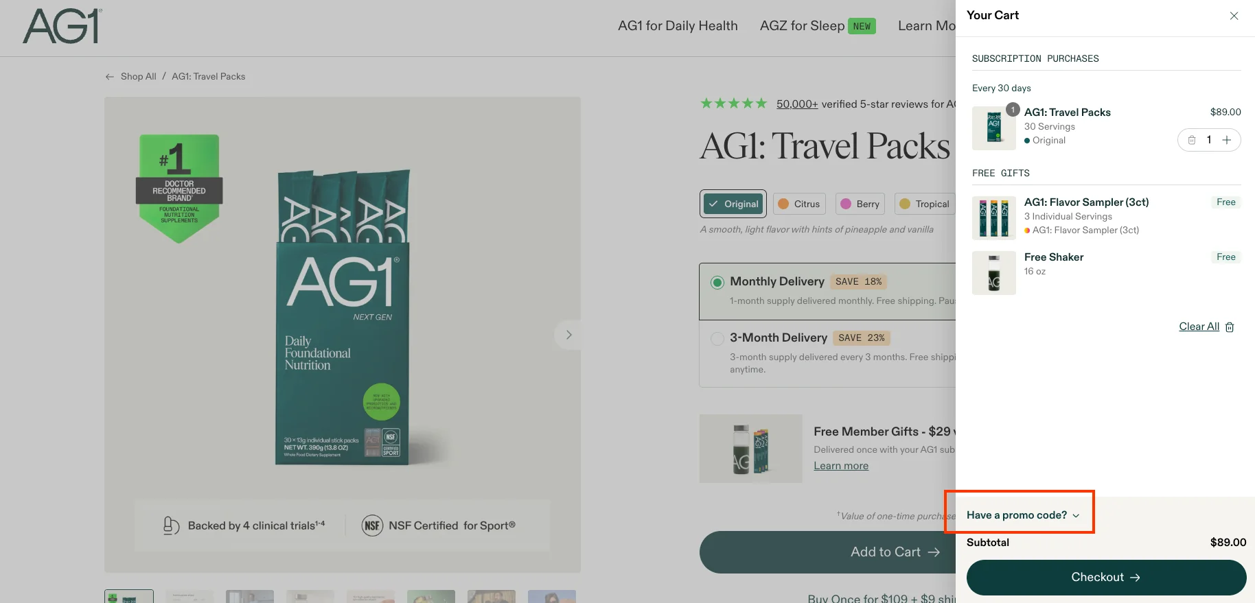 Wie verwendet man den Gutscheincode? - AG1