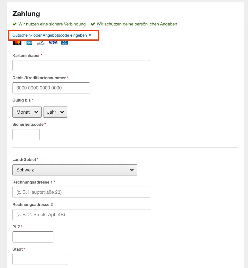 Wie verwendet man den Gutscheincode? - ebookers