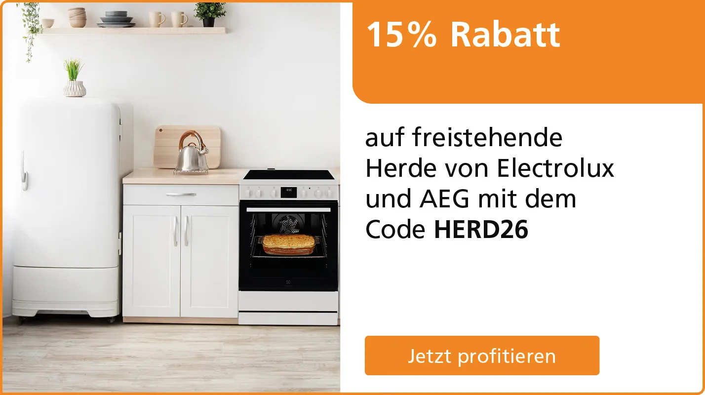 Nachweis des Gutscheins - Fust - Fust Gutschein: [[15% Rabatt]] auf freistehende Herde von Electrolux und AEG