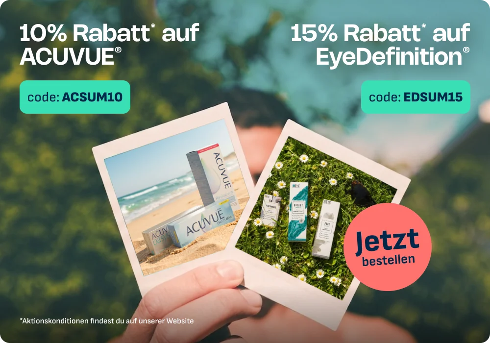 Nachweis des Gutscheins - LensVision - LensVision Gutschein: [[15% Rabatt]] auf EyeDefinition-Produkte
