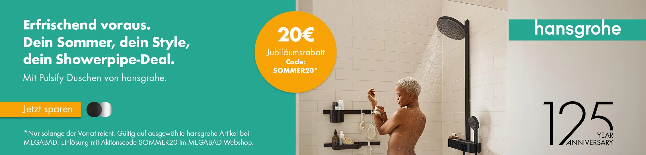 Nachweis des Gutscheins - Megabad - Megabad Gutschein: [[CHF20 Rabatt]] auf ausgewählte hansgrohe-Artikel