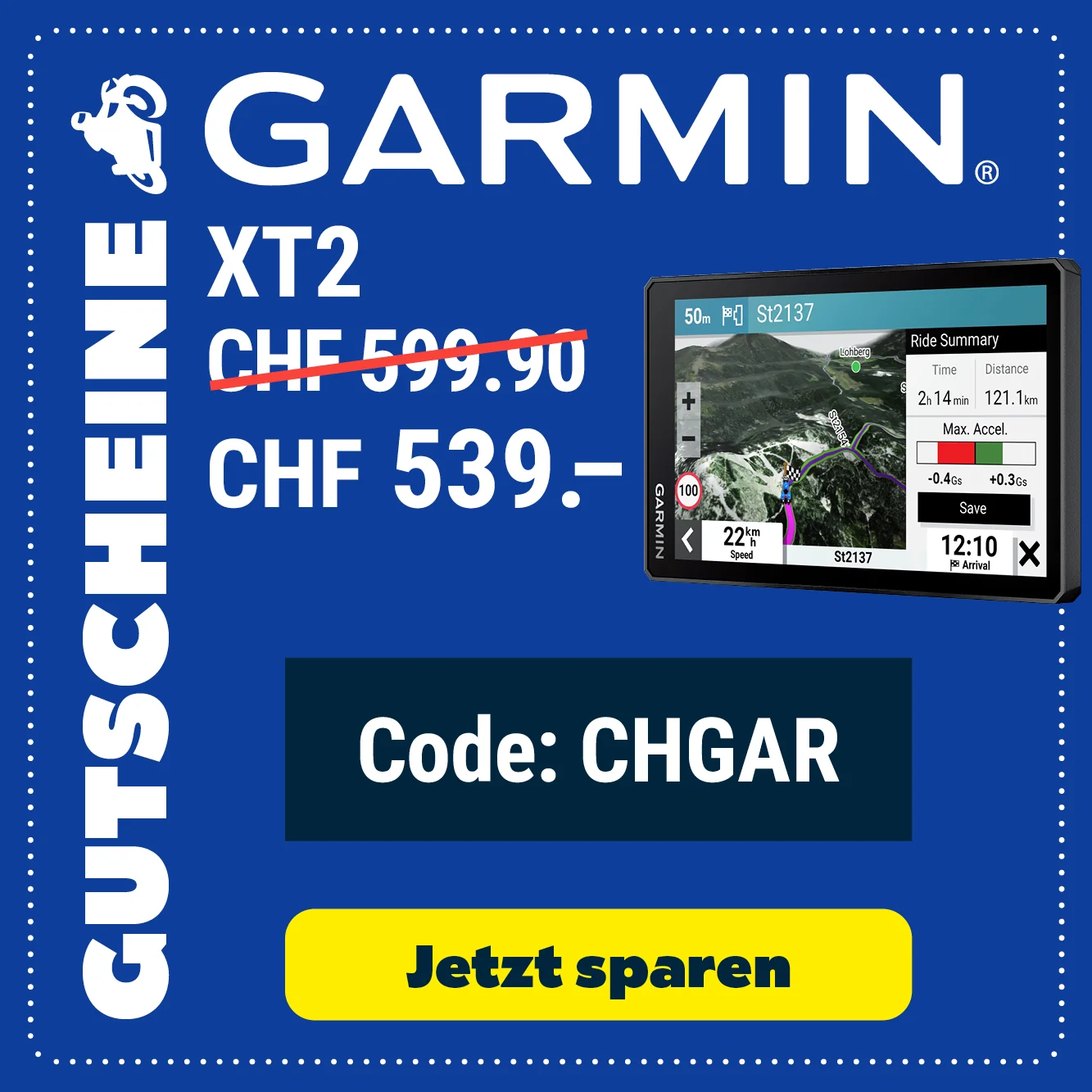 Nachweis des Gutscheins - Polo Motorrad - Polo Motorrad Gutschein: [[CHF 539.-]] für XT2 jetzt sparen
