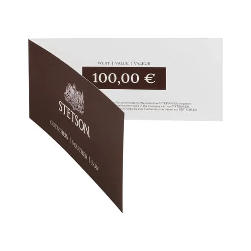 Nachweis des Gutscheins - Stetson - Stetson Gutschein: [[100,CHF00 Rabatt]] im Warenkorb einlösen